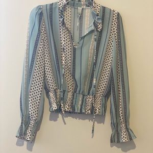 Long sleeve blouse